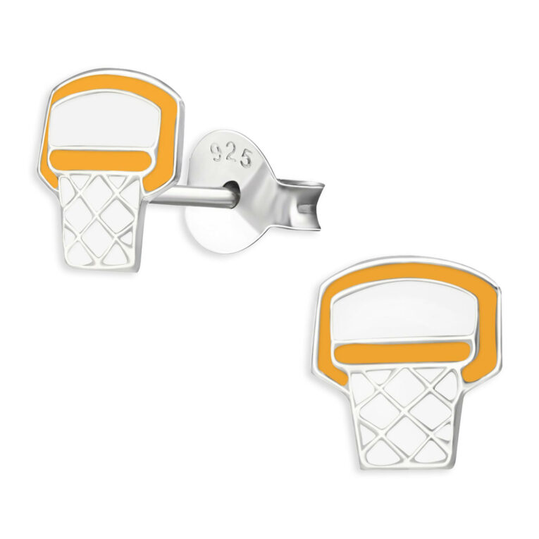 Basketball Korb Kinder Ohrringe aus 925 Silber IN UNSEREM Hundeshop günstig kaufen