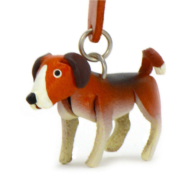Beagle Schl?sselanh?nger aus Leder IN UNSEREM Hundeshop günstig kaufen