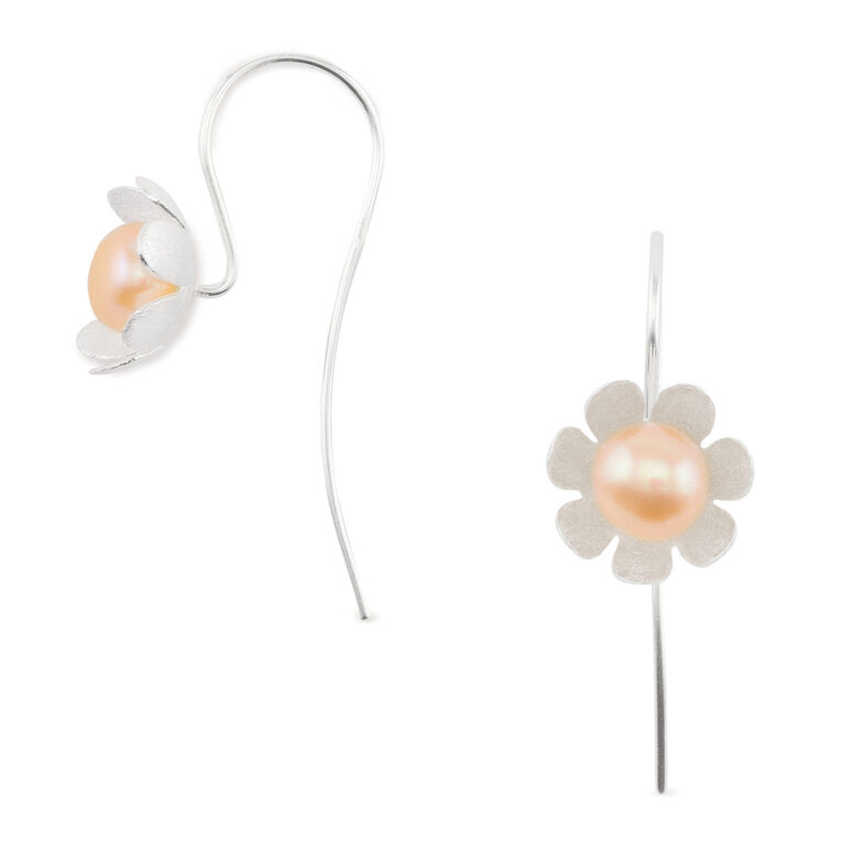 Blumen Ohrringe aus 925 Silber IN UNSEREM Hundeshop günstig kaufen