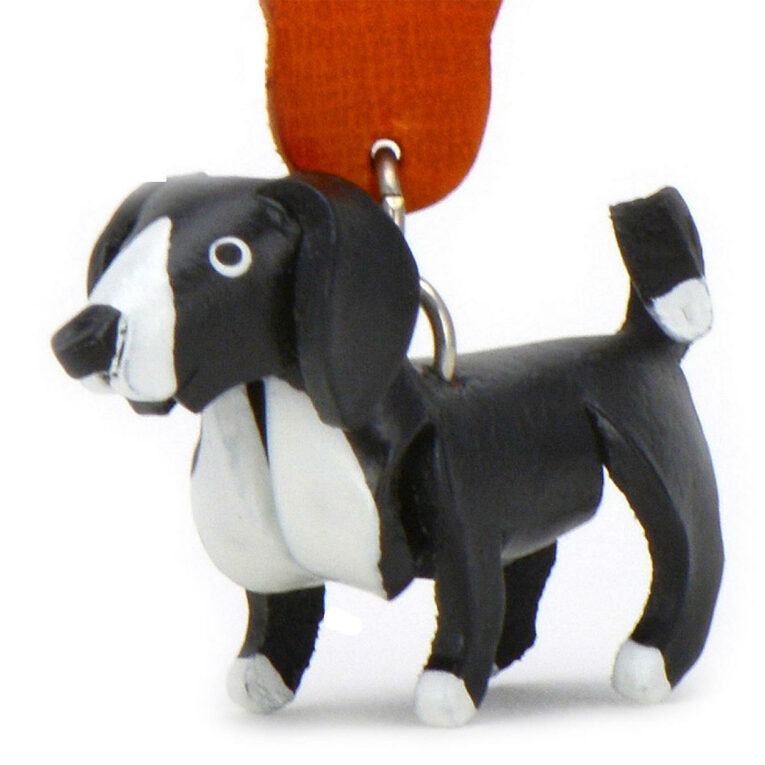 Border Colli Schl?sselanh?nger aus Leder IN UNSEREM Hundeshop günstig kaufen
