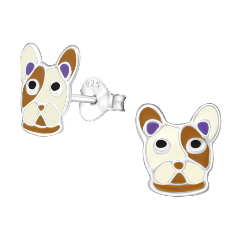 Bulldoggen Ohrringe aus 925 Silber IN UNSEREM Hundeshop günstig kaufen