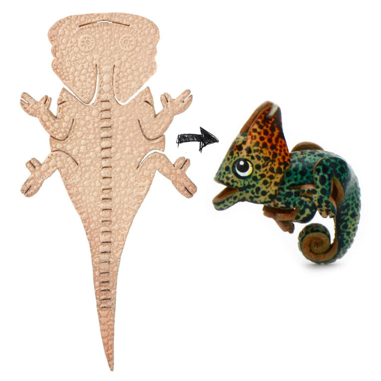 Cham?leon DIY Figur aus Leder IN UNSEREM Hundeshop günstig kaufen