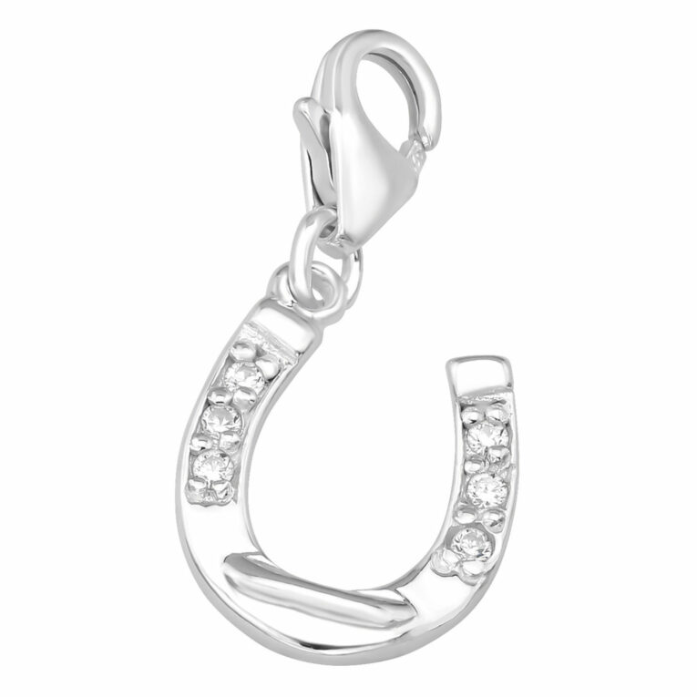 Charm Hufeisen Anhänger Aus Silber