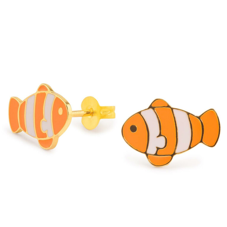 Clownfisch Ohrringe vergoldet IN UNSEREM Hundeshop günstig kaufen