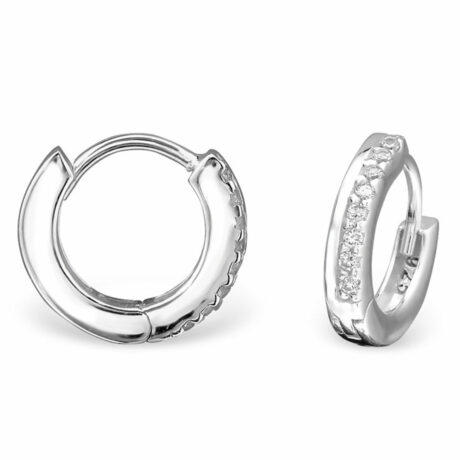 Creolen Ohrringe aus 925 Silber