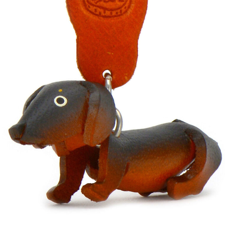 Dackel Mix Schl?sselanh?nger aus Leder IN UNSEREM Hundeshop günstig kaufen