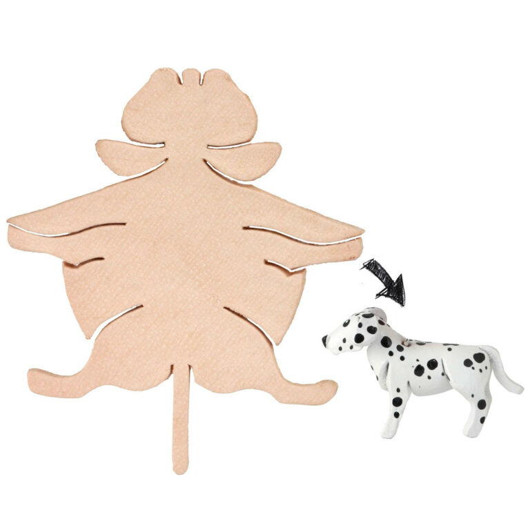 Dalmatiner Figur aus Leder zum Selbermachen IN UNSEREM Hundeshop günstig kaufen