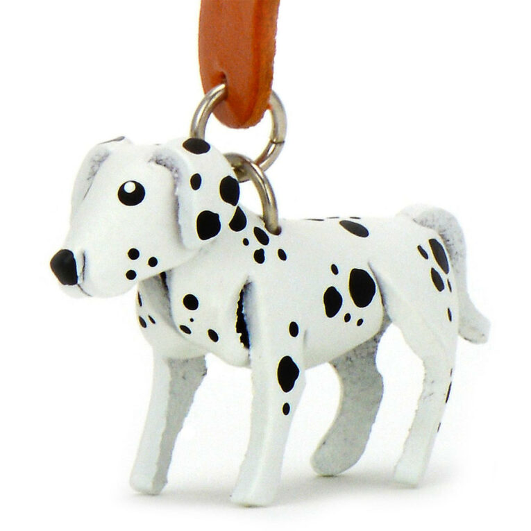 Dalmatiner Hunde Schl?sselanh?nger aus Leder IN UNSEREM Hundeshop günstig kaufen