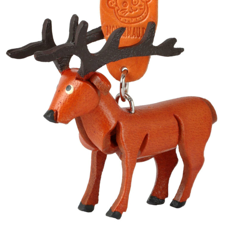 Dam Hirsch Schl?sselanh?nger aus Leder IN UNSEREM Hundeshop günstig kaufen