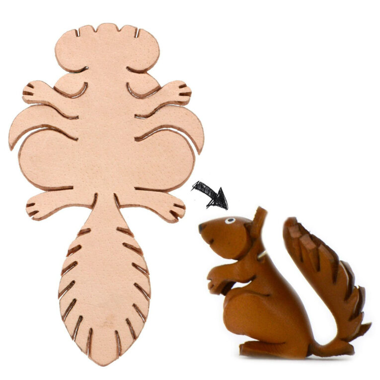 Eichh?rnchen Figur aus Leder zum Selbermachen IN UNSEREM Hundeshop günstig kaufen