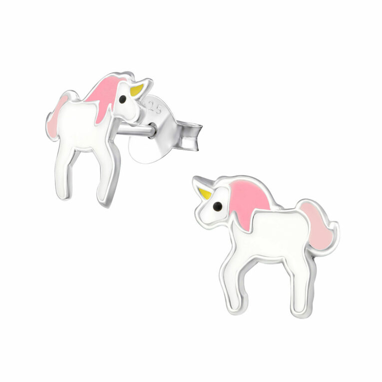 Einhorn Ohrringe aus 925 Silber IN UNSEREM Hundeshop günstig kaufen