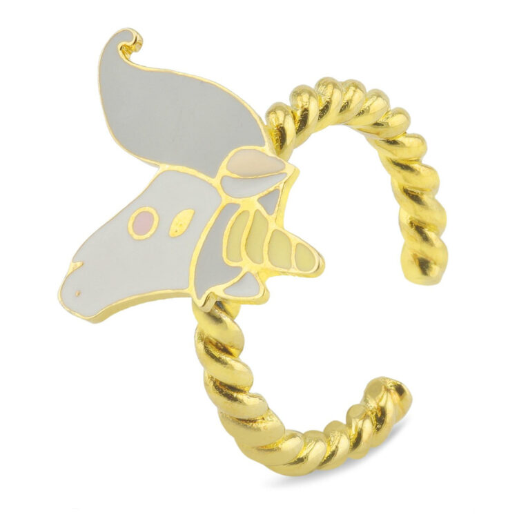 Einhorn Ring vergoldet IN UNSEREM Hundeshop günstig kaufen