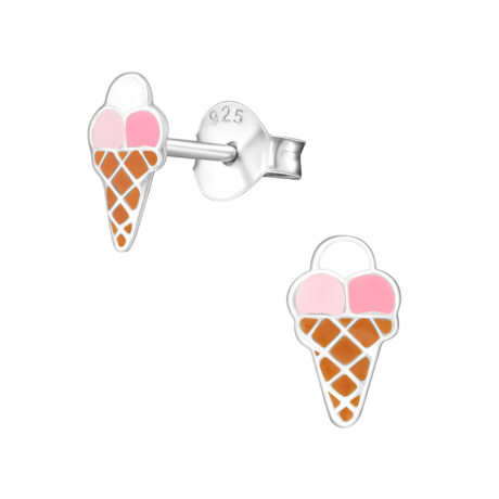 Eiscreme Ohrringe aus 925 Silber