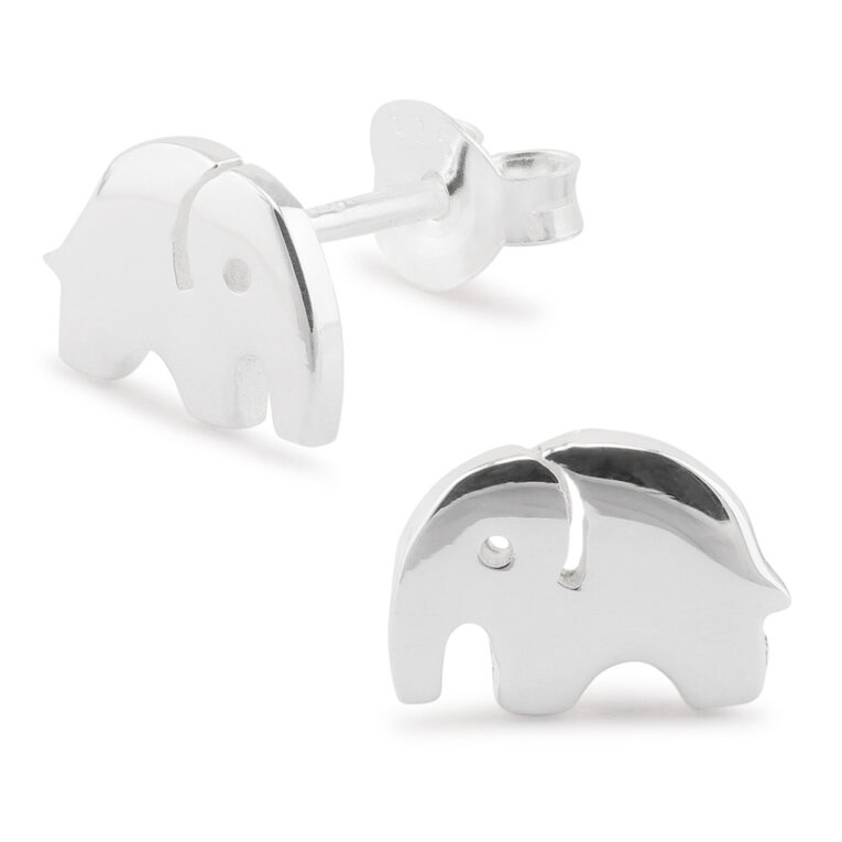 Elefanten Ohrringe aus 925 Silber IN UNSEREM Hundeshop günstig kaufen