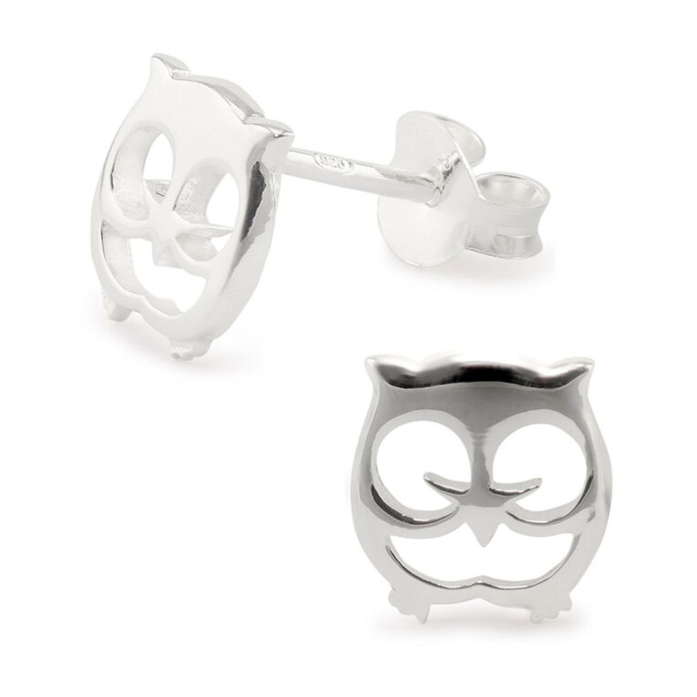 Eulen Ohrringe aus 925 Silber IN UNSEREM Hundeshop günstig kaufen