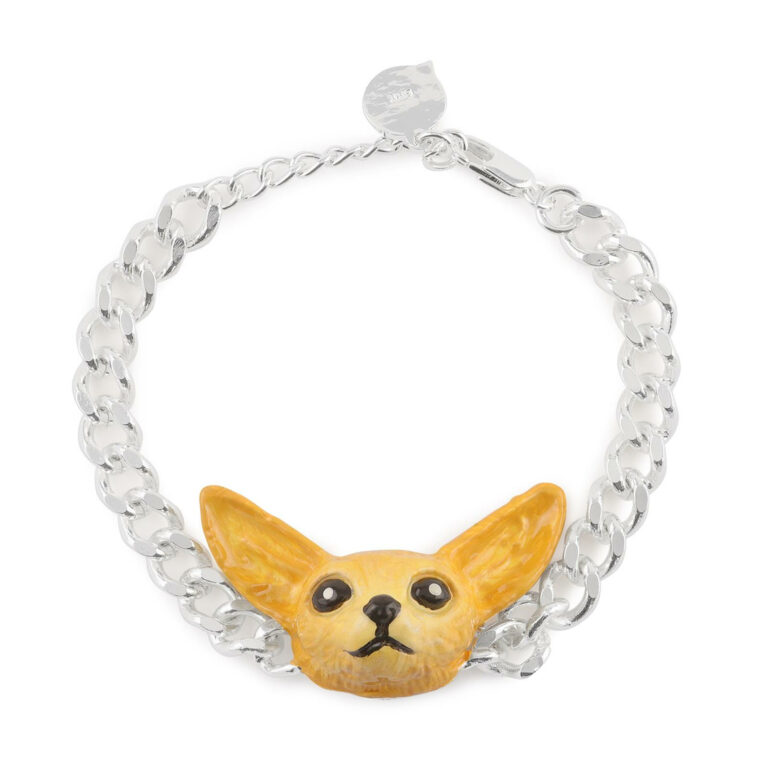 Fennek Fuchs Armband Silber plattiert IN UNSEREM Hundeshop günstig kaufen