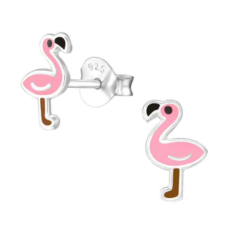 Flamingo Ohrringe aus 925 Silber IN UNSEREM Hundeshop günstig kaufen
