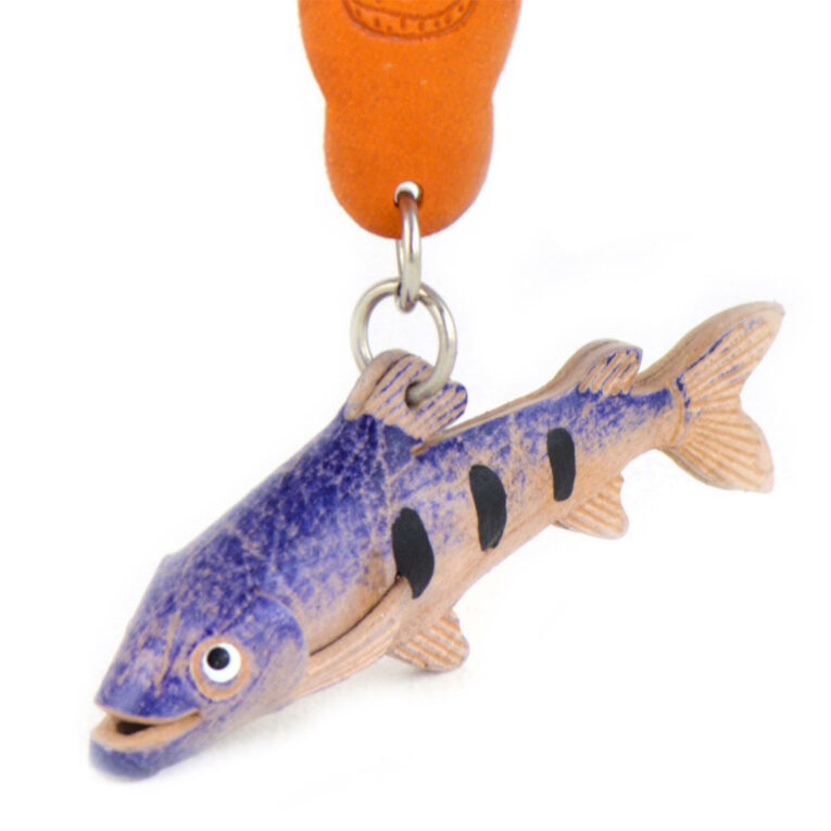 Forellen Schl?sselanh?nger aus Leder IN UNSEREM Hundeshop günstig kaufen