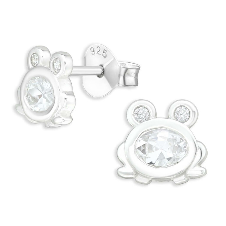 Frosch Ohrringe aus 925 Silber IN UNSEREM Hundeshop günstig kaufen