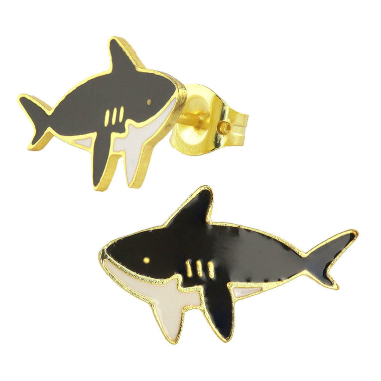 Hai Ohrringe vergoldet IN UNSEREM Hundeshop günstig kaufen