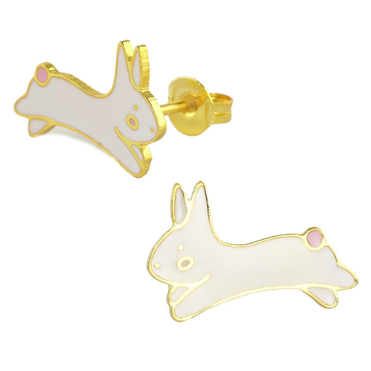 Hasen Ohrringe vergoldet IN UNSEREM Hundeshop günstig kaufen