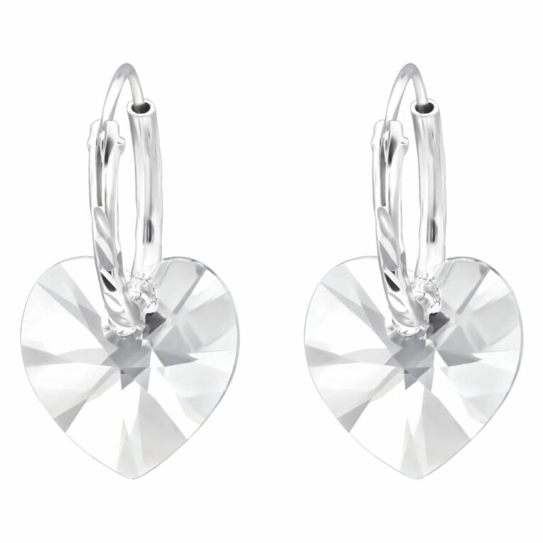 Herz Ohrringe aus 925 Silber IN UNSEREM Hundeshop günstig kaufen