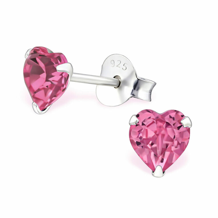 Herz Symbol Ohrringe aus 925 Silber IN UNSEREM Hundeshop günstig kaufen
