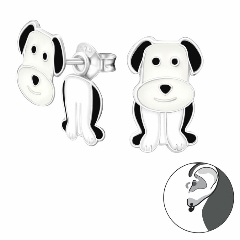 Hunde Ohrringe aus 925 Silber IN UNSEREM Hundeshop günstig kaufen