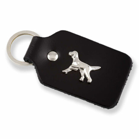 Irish Setter Schl?sselanh?nger aus Leder