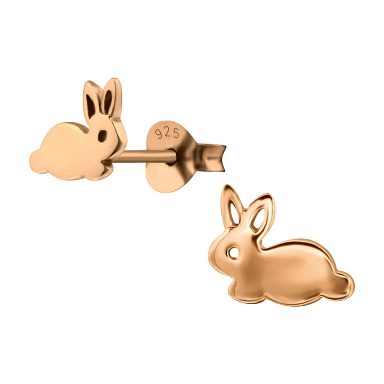 Kaninchen Ohrringe aus 925 Silber IN UNSEREM Hundeshop günstig kaufen