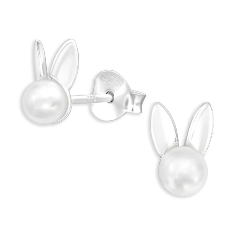 Kaninchen Ohrringe aus 925 Silber IN UNSEREM Hundeshop günstig kaufen