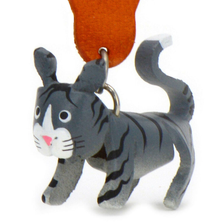 Katzen Schl?sselanh?nger aus Leder IN UNSEREM Hundeshop günstig kaufen