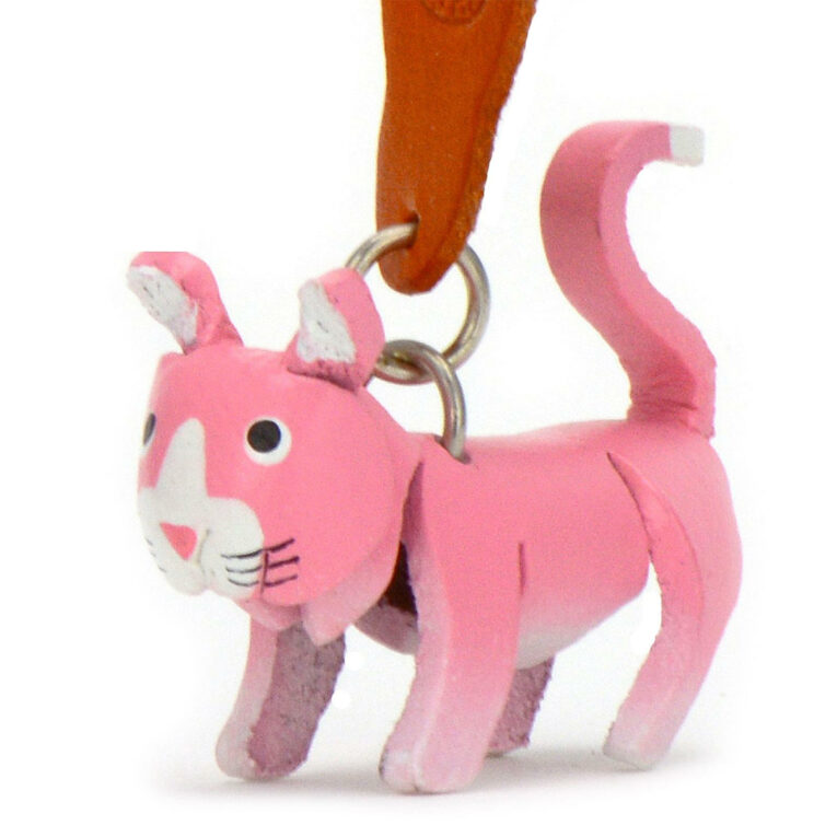 Katzen Schl?sselanh?nger aus Leder IN UNSEREM Hundeshop günstig kaufen