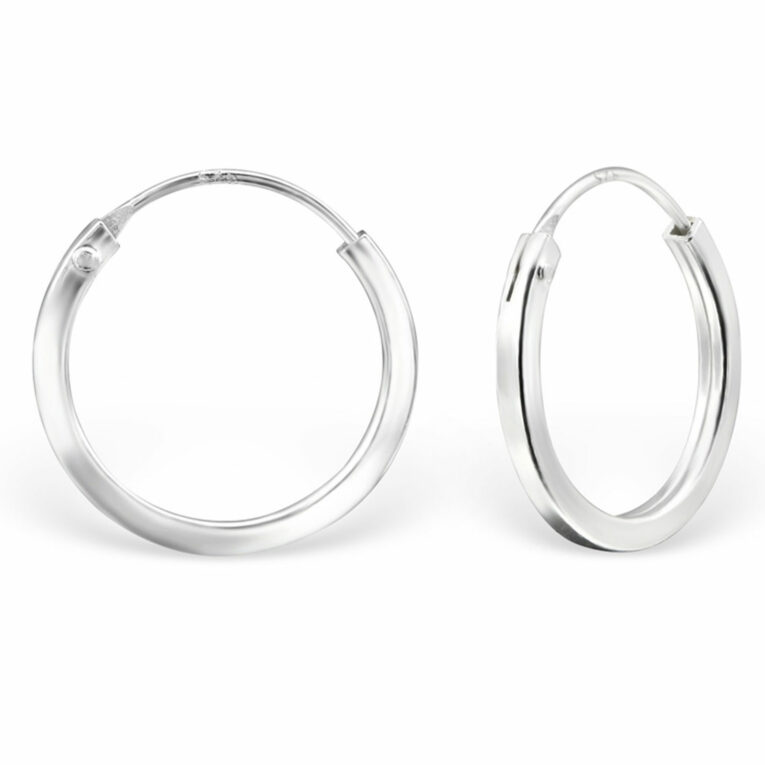 Kleine Creolen Ohrringe aus 925 Silber IN UNSEREM Hundeshop günstig kaufen