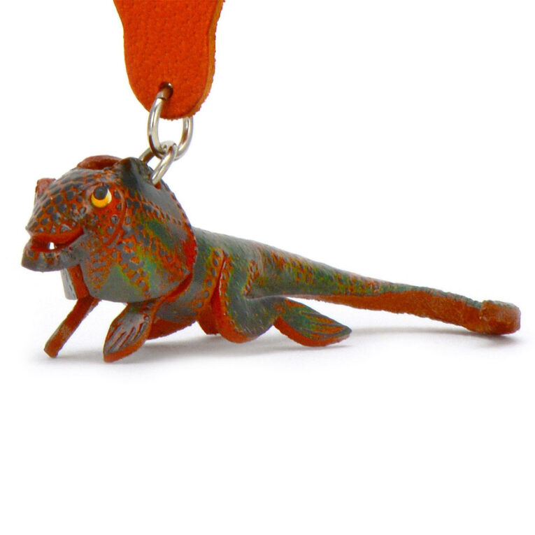 Kragenechse Schl?sselanh?nger aus Leder IN UNSEREM Hundeshop günstig kaufen