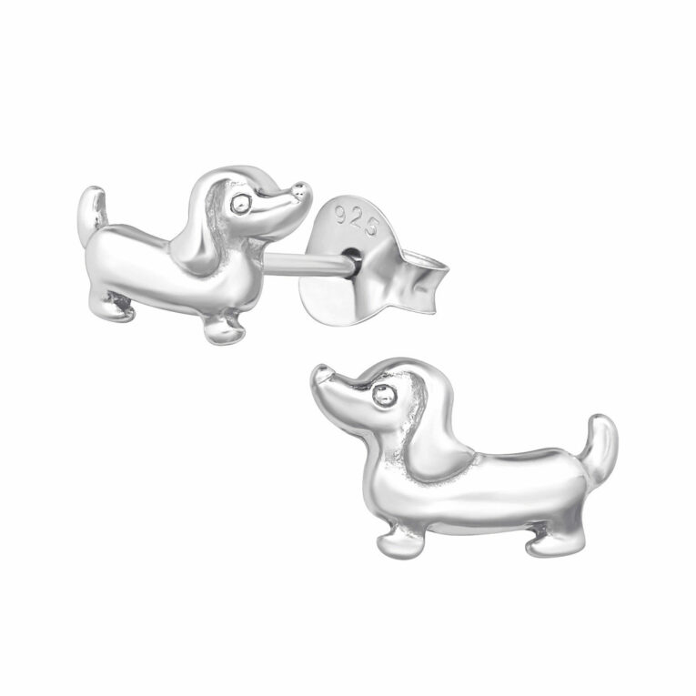 Kurzhaar Dackel Ohrringe aus 925 Silber IN UNSEREM Hundeshop günstig kaufen