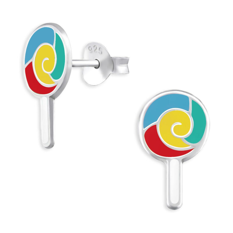 Lollipop Kinder Ohrringe aus 925 Silber IN UNSEREM Hundeshop günstig kaufen