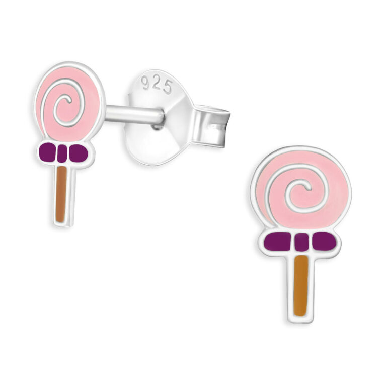 Lollipop Kinder Ohrringe aus 925 Silber IN UNSEREM Hundeshop günstig kaufen