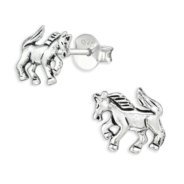 Pferde Ohrringe aus 925 Silber IN UNSEREM Hundeshop günstig kaufen