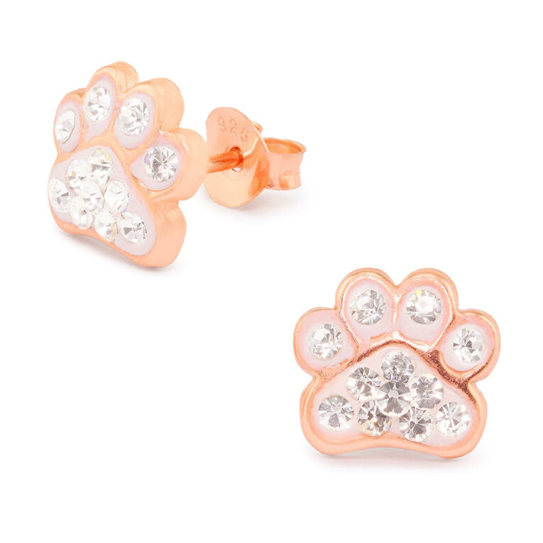 Pfoten Ohrringe aus 925 Silber IN UNSEREM Hundeshop günstig kaufen