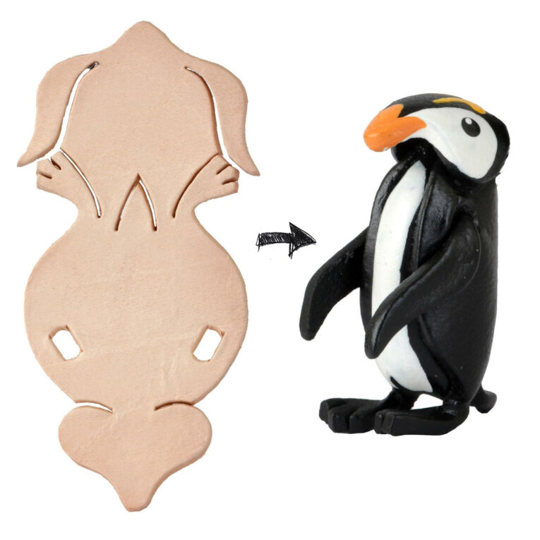 Pinguin DIY Figur aus Leder IN UNSEREM Hundeshop günstig kaufen