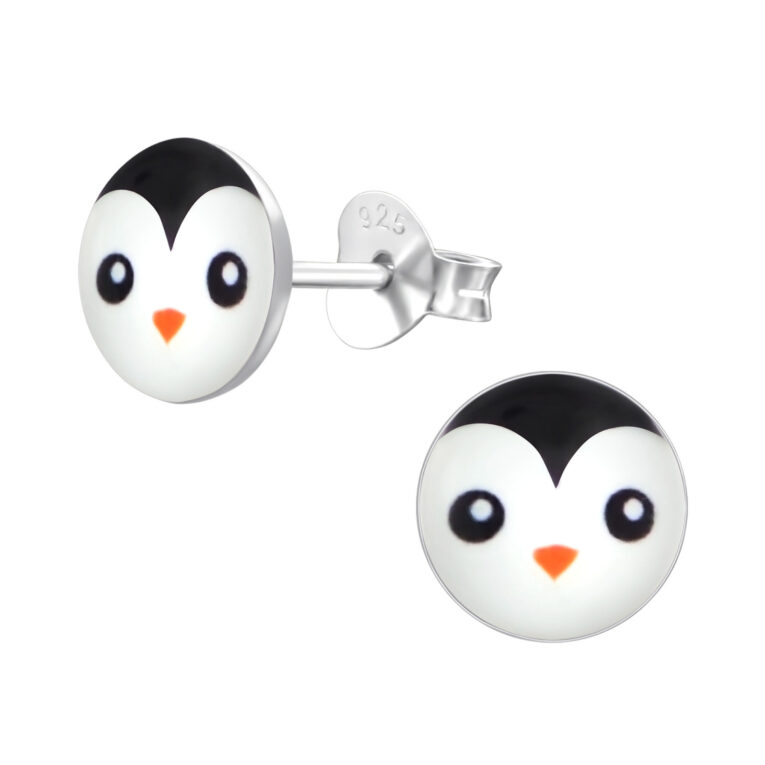 Pinguin Ohrringe aus 925 Silber IN UNSEREM Hundeshop günstig kaufen