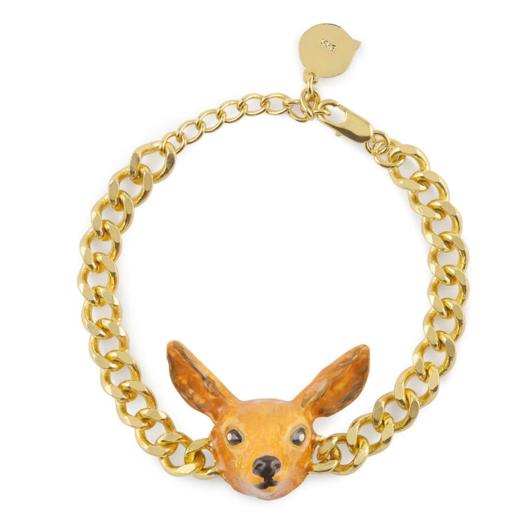 Reh Armband vergoldet IN UNSEREM Hundeshop günstig kaufen