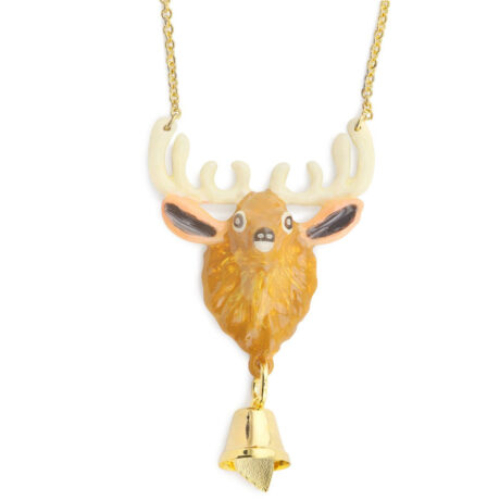 Rentier Halskette 18k Gold plattiert