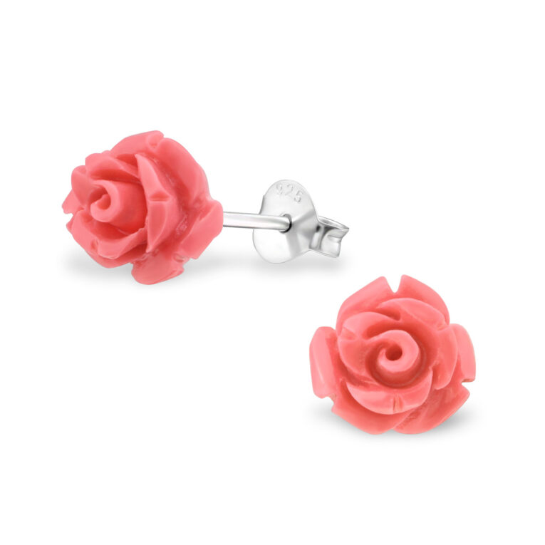 Rosen Ohrringe aus 925 Silber IN UNSEREM Hundeshop günstig kaufen