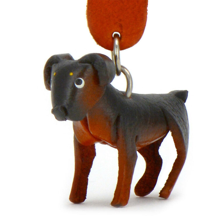 Rottweiler Schl?sselanh?nger aus Leder IN UNSEREM Hundeshop günstig kaufen