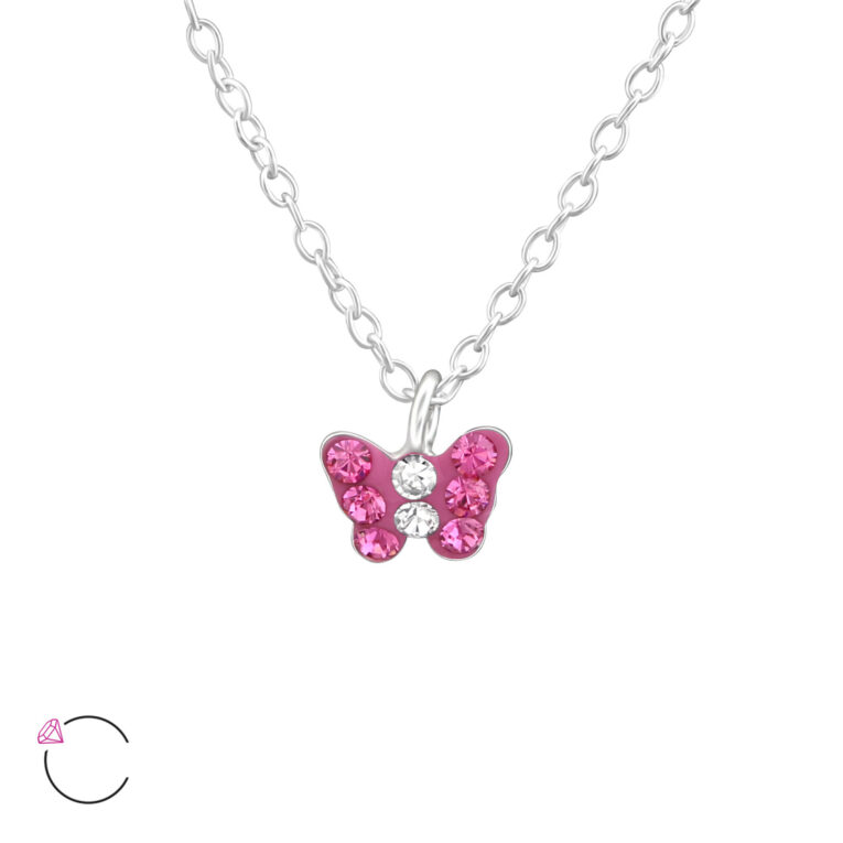 Schmetterling Halskette aus 925 Silber IN UNSEREM Hundeshop günstig kaufen