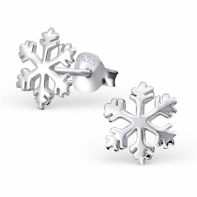 Schneeflocken Ohrringe aus 925 Silber IN UNSEREM Hundeshop günstig kaufen