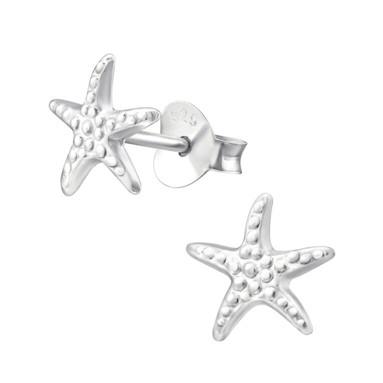 Seestern Ohrringe aus 925 Silber IN UNSEREM Hundeshop günstig kaufen