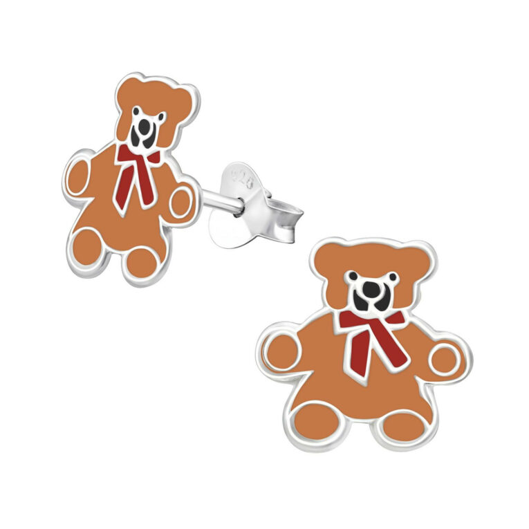 Teddyb?r Ohrringe aus 925 Silber IN UNSEREM Hundeshop günstig kaufen